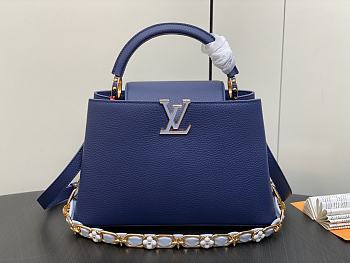 Louis Vuitton M48865 Capuccines Large Blue - 31x20x11cm