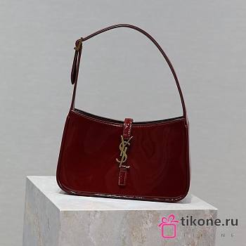 YSL Le 5 à 7 Hobo Bag In Ruby Red - 25x14x6cm
