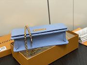 Louis Vuitton Blue Lily Monogram Bag - 20.5×10×3.5cm - 5