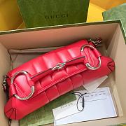 Gucci Horsebit Large Chain Red - 38x15x16cm - 1