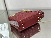 Dior Lady Small In Red 17cm - 5