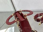 Dior Lady Small In Red 17cm - 4