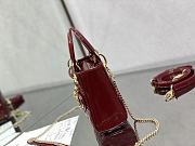 Dior Lady Small In Red 17cm - 3