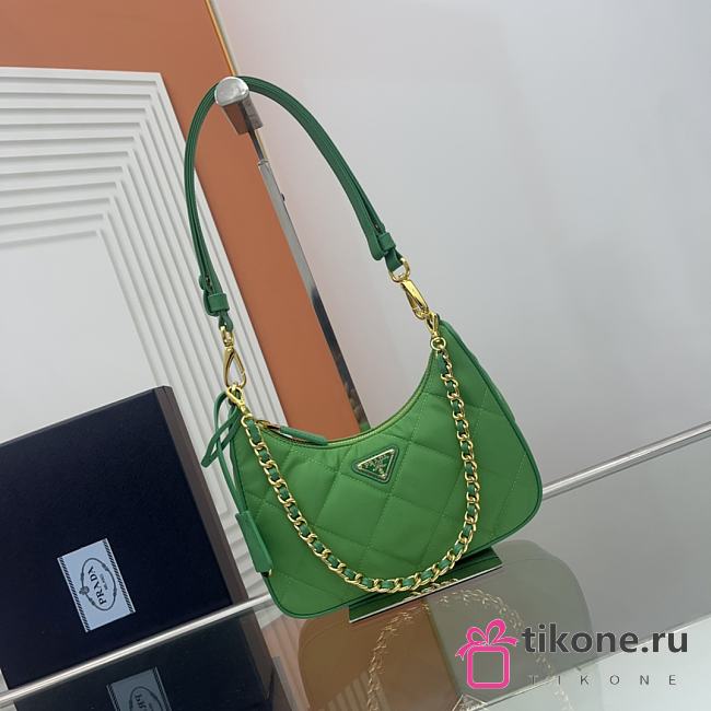 Prada Mint Green Re-Edition 1995 Handbag - 23x16x6.5cm - 1