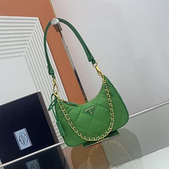 Prada Mint Green Re-Edition 1995 Handbag - 23x16x6.5cm
