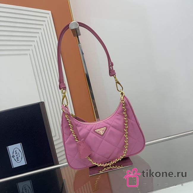 Prada Pink Re-Edition 1995 Handbag - 23x16x6.5cm - 1