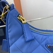 Prada Blue Re-Edition 1995 Handbag - 23x16x6.5cm - 2