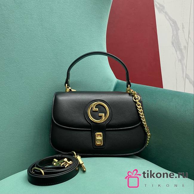 Gucci Blondie Black Top Handles - 23x15x11cm - 1