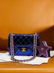 Chanel Mini Flap Bag & Star Coin Purse Purple - 19x12.5x5cm - 1