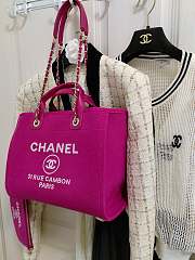 Chanel Deauville In Hot Pink 32cm - 2