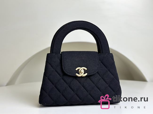 Chanel 23k Kelly Black Bag - 19x13x7cm - 1