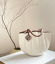 Loewe Shell White Tote - 33x25x15cm - 1