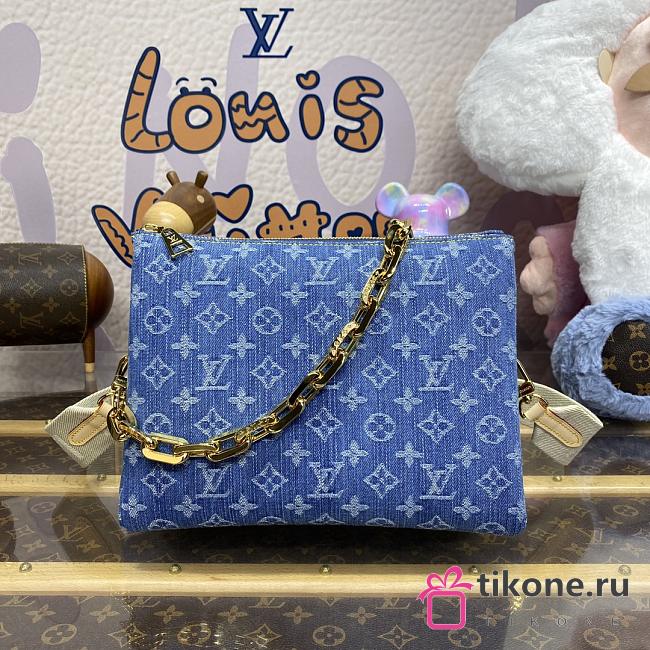 Louis Vuitton M24564 Denim Coussin Bag - 26x20x12cm - 1