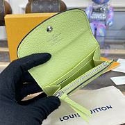 Louis Vuitton Portomone Rosali Green Wallet - 11x8cm - 2