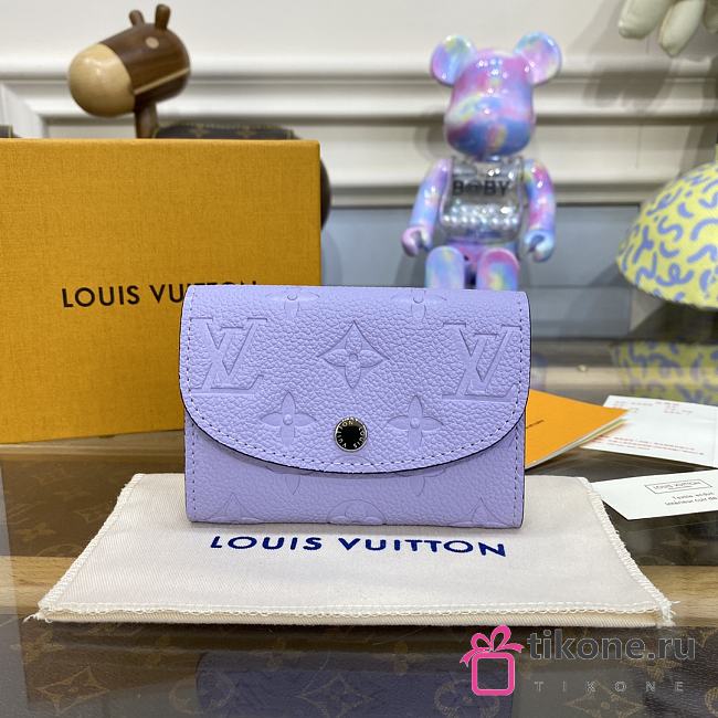 Louis Vuitton Portomone Rosali Violet Wallet - 11x8cm - 1