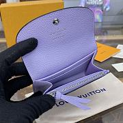 Louis Vuitton Portomone Rosali Violet Wallet - 11x8cm - 2