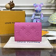 Louis Vuitton Portomone Rosali Pink Wallet - 11x8cm - 5
