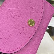 Louis Vuitton Portomone Rosali Pink Wallet - 11x8cm - 2
