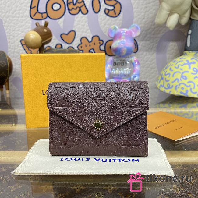 Louis Vuitton Victorine Burgundy Wallet - 12x9cm - 1