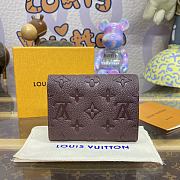 Louis Vuitton Victorine Burgundy Wallet - 12x9cm - 4