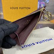 Louis Vuitton Victorine Burgundy Card Holder - 12x8x0.8cm - 5