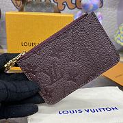 Louis Vuitton Victorine Burgundy Card Holder - 12x8x0.8cm - 2