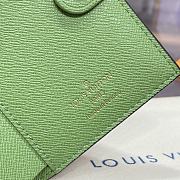 Louis Vuitton M82381 Portefeuille Lisa Green Wallet - 9x11.5x1.5cm - 2