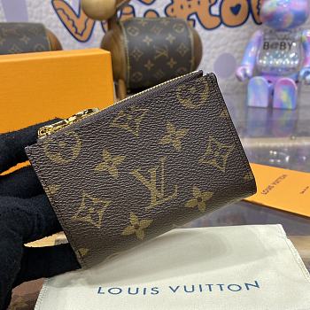 Louis Vuitton M82381 Portefeuille Lisa Violet Wallet - 9x11.5x1.5cm