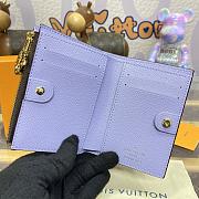 Louis Vuitton M82381 Portefeuille Lisa Violet Wallet - 9x11.5x1.5cm - 6