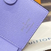 Louis Vuitton M82381 Portefeuille Lisa Violet Wallet - 9x11.5x1.5cm - 5