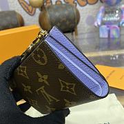 Louis Vuitton M82381 Portefeuille Lisa Violet Wallet - 9x11.5x1.5cm - 4