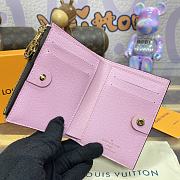 Louis Vuitton M82381 Portefeuille Lisa Pink Wallet - 9x11.5x1.5cm - 4