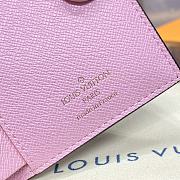 Louis Vuitton M82381 Portefeuille Lisa Pink Wallet - 9x11.5x1.5cm - 2