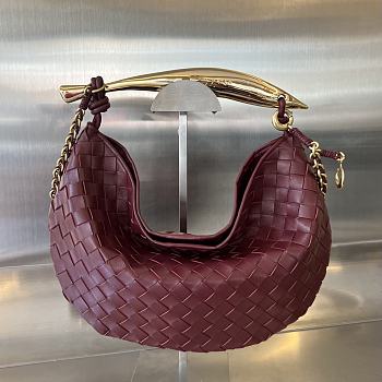 Bottega Veneta Barolo Sardine With Chain - 33x20x4cm