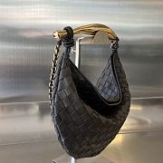 Bottega Veneta Black Sardine With Chain - 33x20x4cm - 5