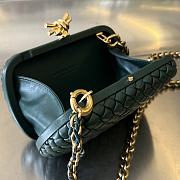 Bottega Veneta Emerald Green Knot - 19x11.5x5cm - 5