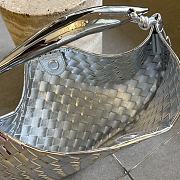 Bottega Veneta Silver Sardine Bag - 33x20x4cm - 4