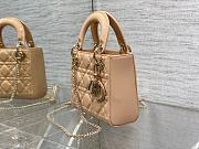 Dior Mini Lady In Beige With Gold Hardware 17cm - 5