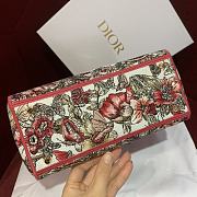 Dior Lady Butterfly Embroidered Bag - 24x20x11cm - 3