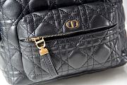 Dior Black Small Cannage Backpack - 21.5x31.5x13cm - 5