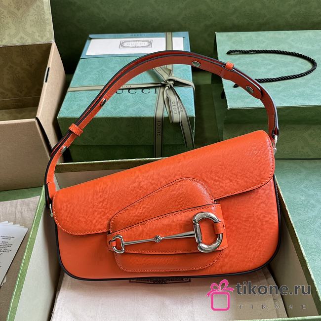 Gucci Horsebit 1955 In Orange 26.5cm - 1