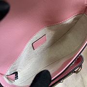 Gucci Small Horsebit 1955 In Pink 19.5cm - 2