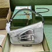 Gucci Horsebit 1955 In Silver 26.5cm - 1