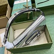 Gucci Horsebit 1955 In Silver 26.5cm - 2