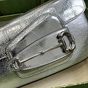 Gucci Horsebit 1955 In Silver 26.5cm - 4