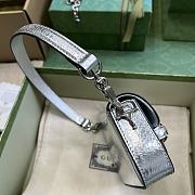 Gucci Small Horsebit 1955 In Silver 19.5cm - 5