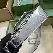 Gucci Small Horsebit 1955 In Silver 19.5cm - 4