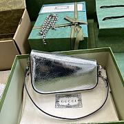 Gucci Small Horsebit 1955 In Silver 19.5cm - 3