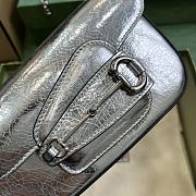 Gucci Small Horsebit 1955 In Silver 19.5cm - 2