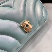 Gucci Marmont Bag In Light Blue - 23x14x6cm - 3